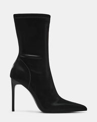 MACKENA BLACK TECHNO SATIN
