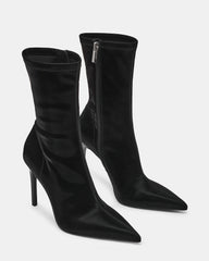 MACKENA BLACK TECHNO SATIN