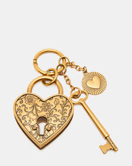 LOCKE BAG CHARM GOLD
