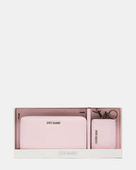 ZIPPY WALLET GIFT SET PINK