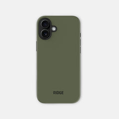 Ridge Phone Case - Matte Olive - iPhone 16 Plus